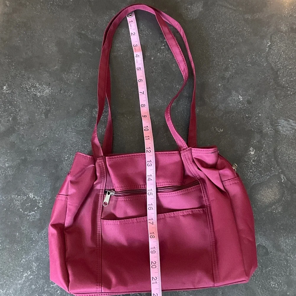 N/A women burgundy